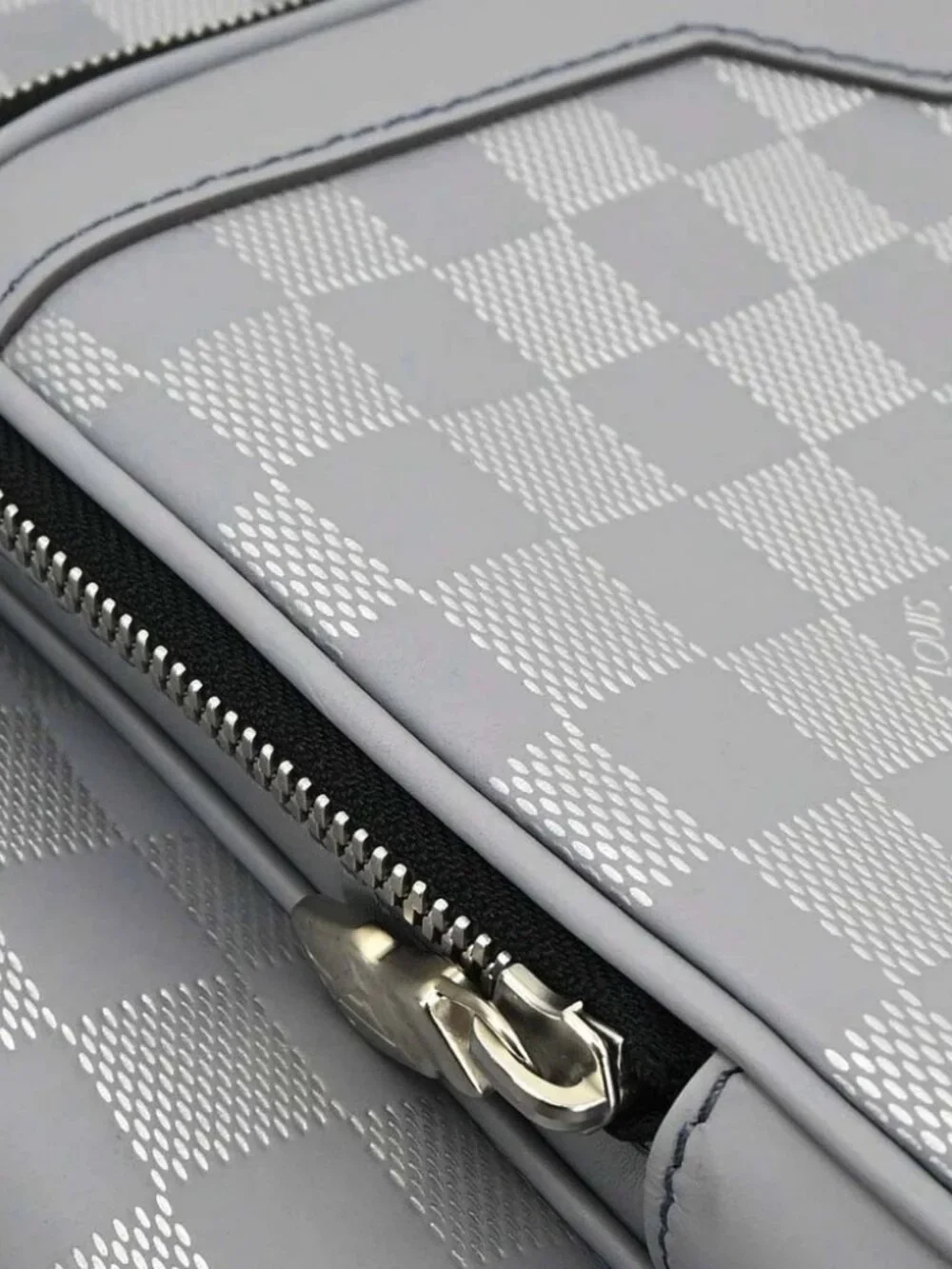 Louis Vuitton Silver Damier Infini Backpack